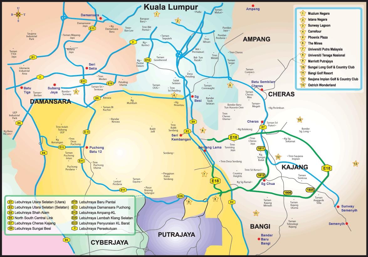 ಕೆಎಲ್ ರಸ್ತೆ ನಕ್ಷೆ