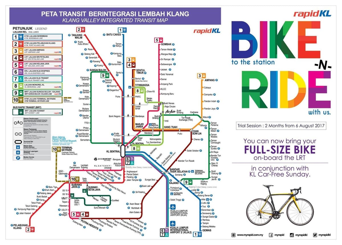 rapidkl ಬಸ್ ಮಾರ್ಗ ನಕ್ಷೆ