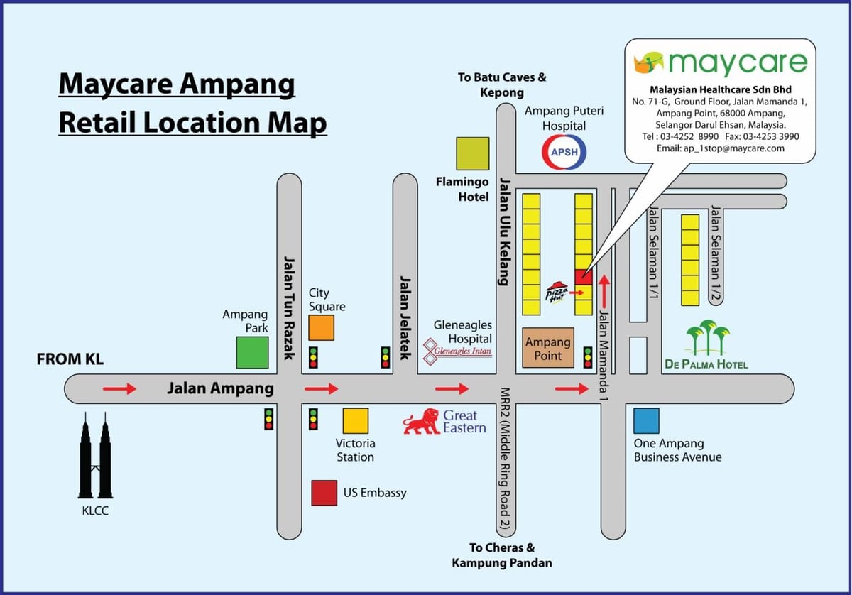 ನಕ್ಷೆ ampang ಪಾರ್ಕ್