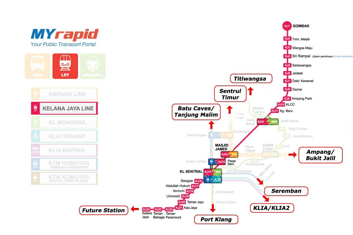 putra lrt ನಕ್ಷೆ