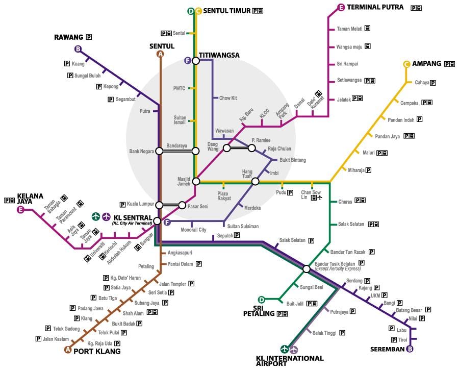 ಮಲೇಷ್ಯಾ ಹೊಸ lrt ಮಾರ್ಗ ನಕ್ಷೆ