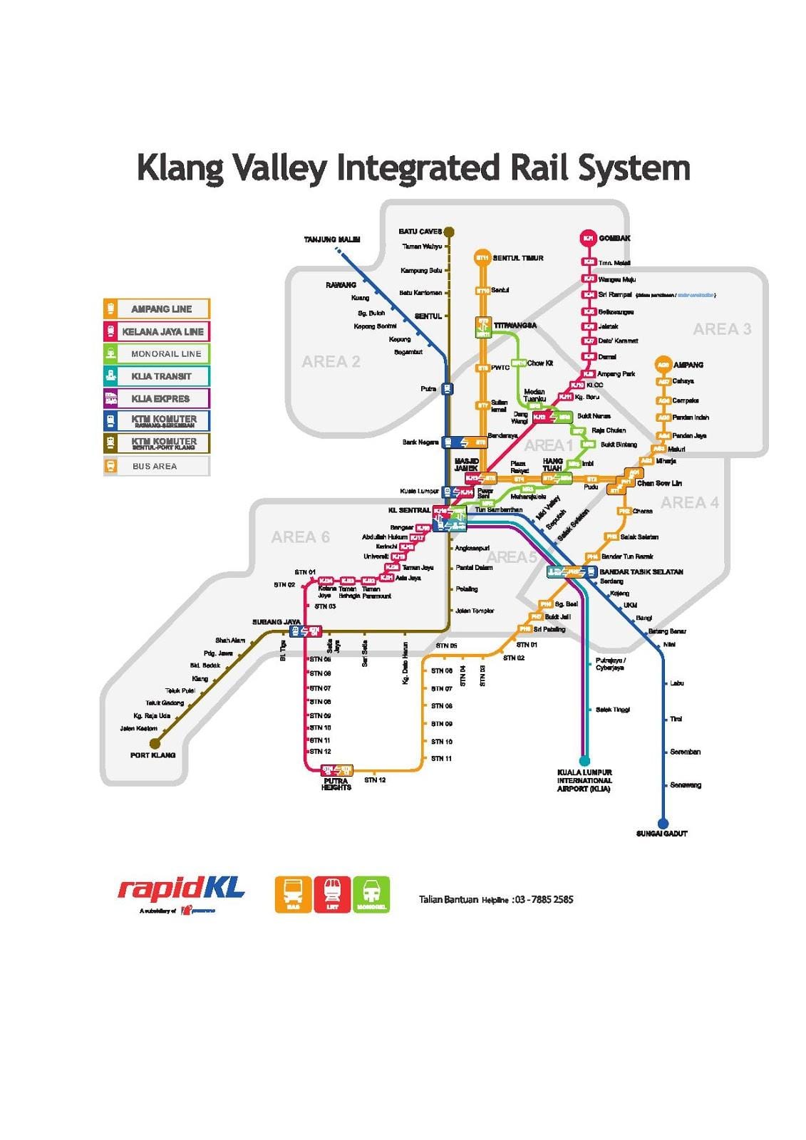 myrapid lrt ನಕ್ಷೆ