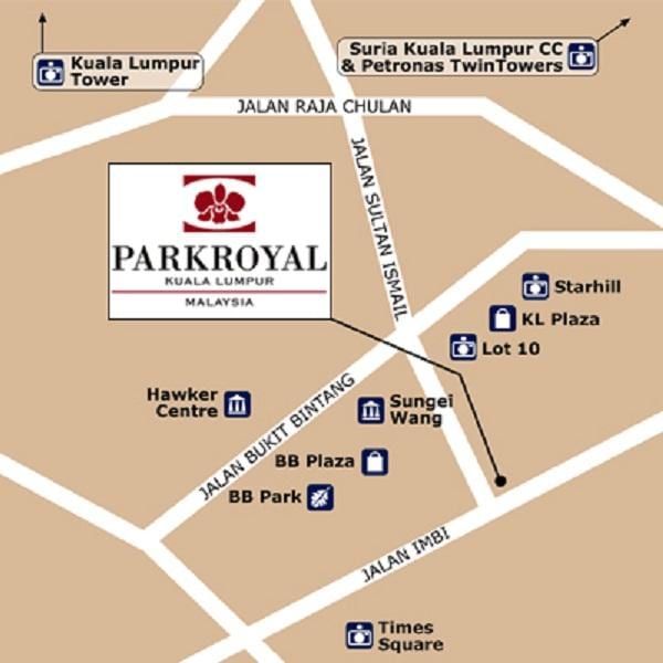 ನಕ್ಷೆ parkroyal ಕೌಲಾಲಂಪುರ್