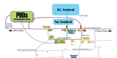 ಕೌಲಾಲಂಪುರ್ ಬಸ್ ನಿಲ್ದಾಣ ನಕ್ಷೆ