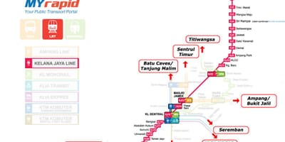Putra lrt ನಕ್ಷೆ