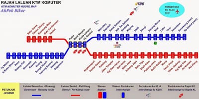 ನಕ್ಷೆ komuter ಮಲೇಷ್ಯಾ