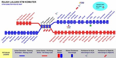 ಕೆಎಲ್ komuter ನಕ್ಷೆ