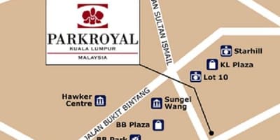 ನಕ್ಷೆ parkroyal ಕೌಲಾಲಂಪುರ್