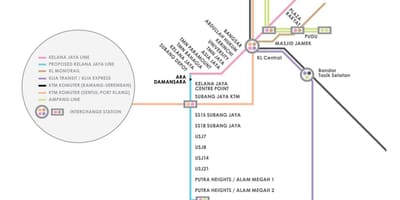Ampang ಪಾರ್ಕ್ lrt ನಿಲ್ದಾಣ ನಕ್ಷೆ